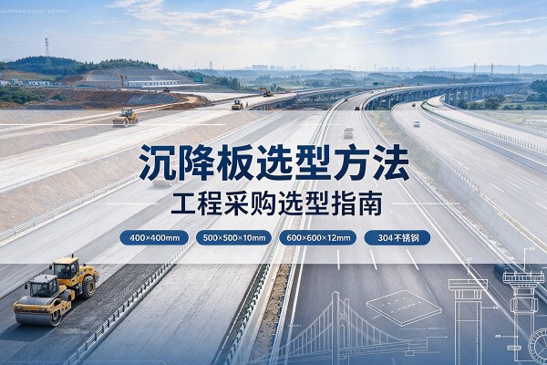 色尼沉降板选择方法