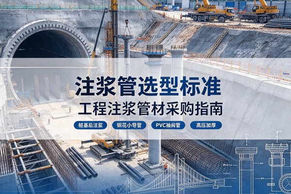 色尼注浆管选型标准