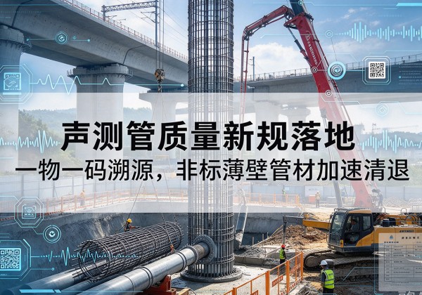 色尼声测管质量新规落地，一物一码溯源，非标薄壁管材加速清退