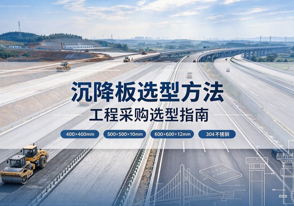 色尼沉降板选择方法
